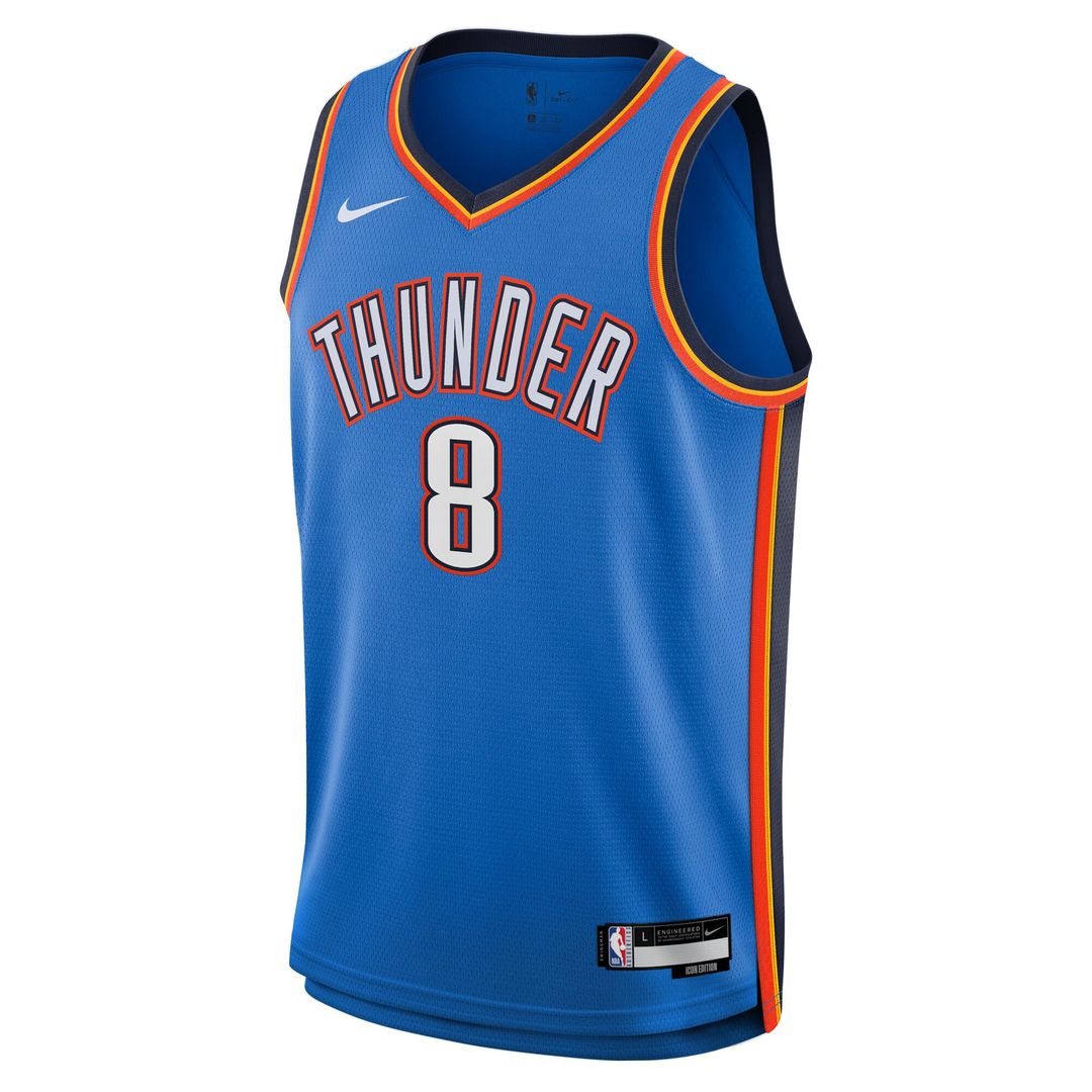 Oklahoma City Thunder Jalen Williams Nike Youth Swingman Jersey - Icon Edition - Blue Team Jersey Sports Fan Apparel