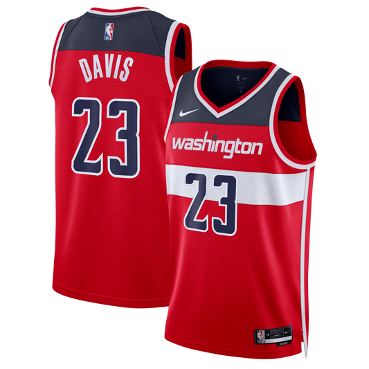 Washington Wizards Anthony Davis Nike Unisex Swingman Jersey - Icon Edition - Red Team Jersey Sports Fan Apparel