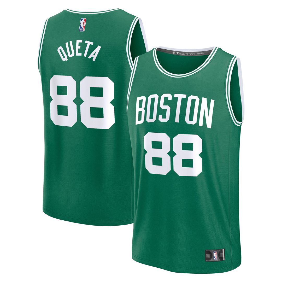 Boston Celtics Neemias Queta Fanatics Fast Break Replica Player Jersey - Icon Edition - Kelly Green Team Jersey Sports Fan Apparel