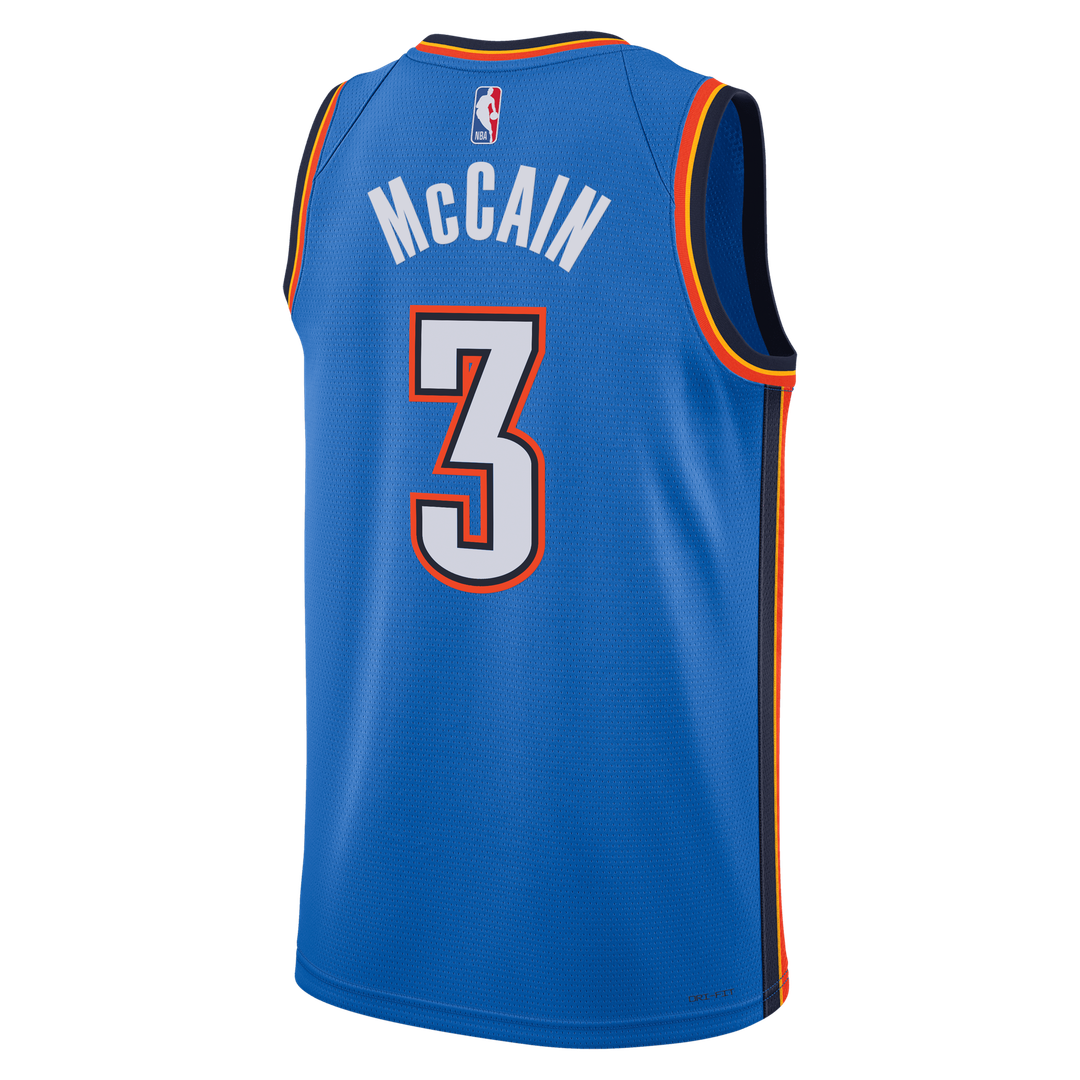 Oklahoma City Thunder Jared McCain Nike Unisex Swingman Jersey - Icon Edition - Blue Team Jersey Sports Fan Apparel