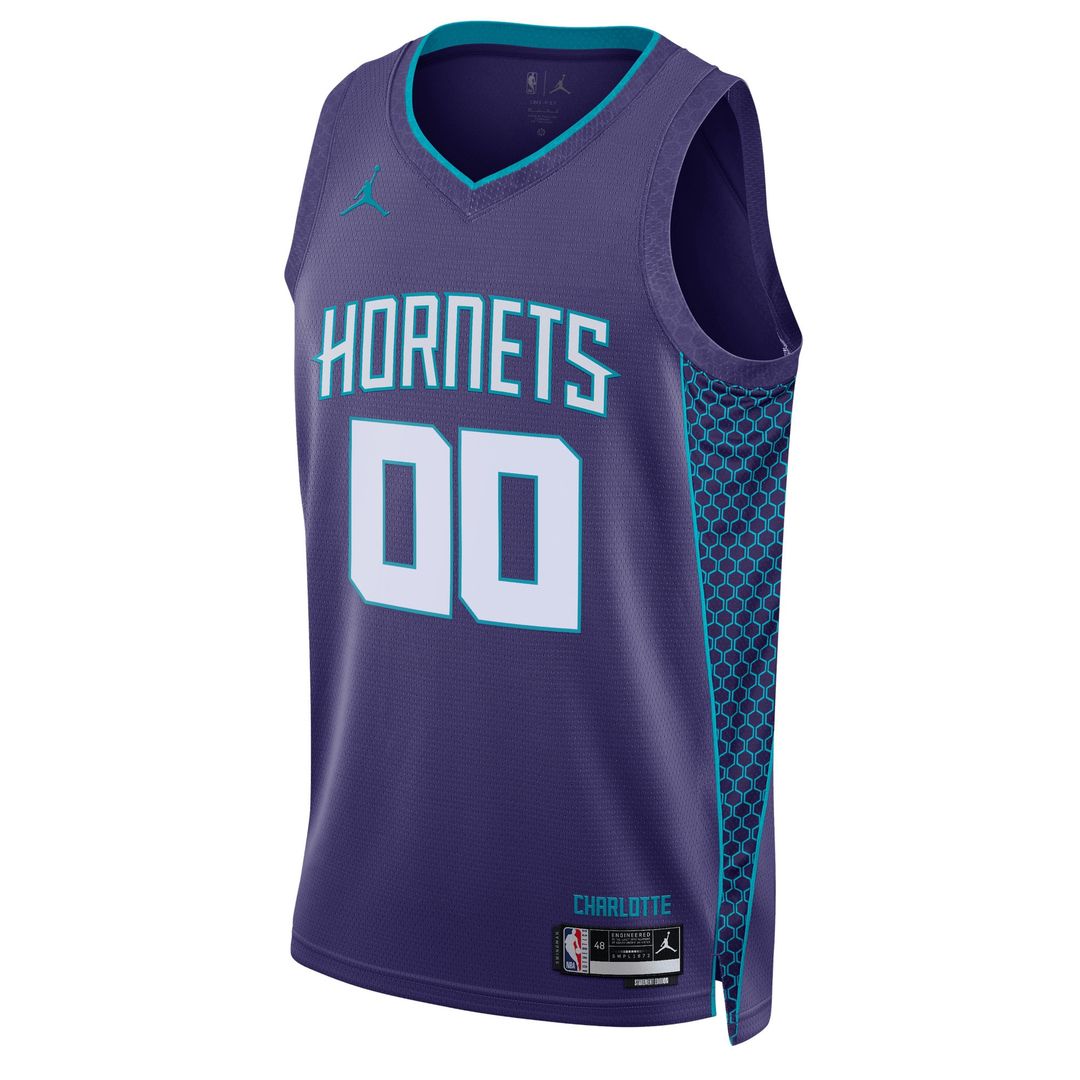 Charlotte Hornets Jordan Brand Unisex 2022/23 Swingman Custom Jersey - Statement Edition - Teal Team Jersey Sports Fan Apparel