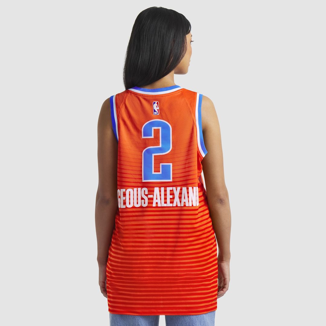 Oklahoma City Thunder Shai Gilgeous - Alexander Jordan Brand Unisex Swingman Jersey - Statement Edition - Orange Team Jersey Sports Fan Apparel