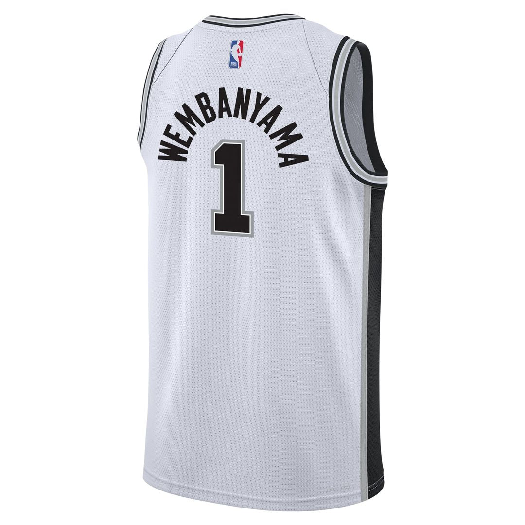 San Antonio Spurs Victor Wembanyama Nike Youth Swingman Jersey - Association Edition - White Team Jersey Sports Fan Apparel