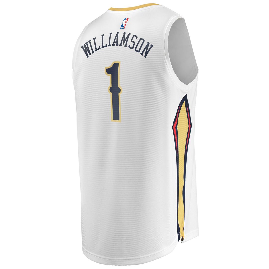 New Orleans Pelicans Zion Williamson Fanatics Replica Fast Break Jersey Navy - Icon Edition Team Jersey Sports Fan Apparel