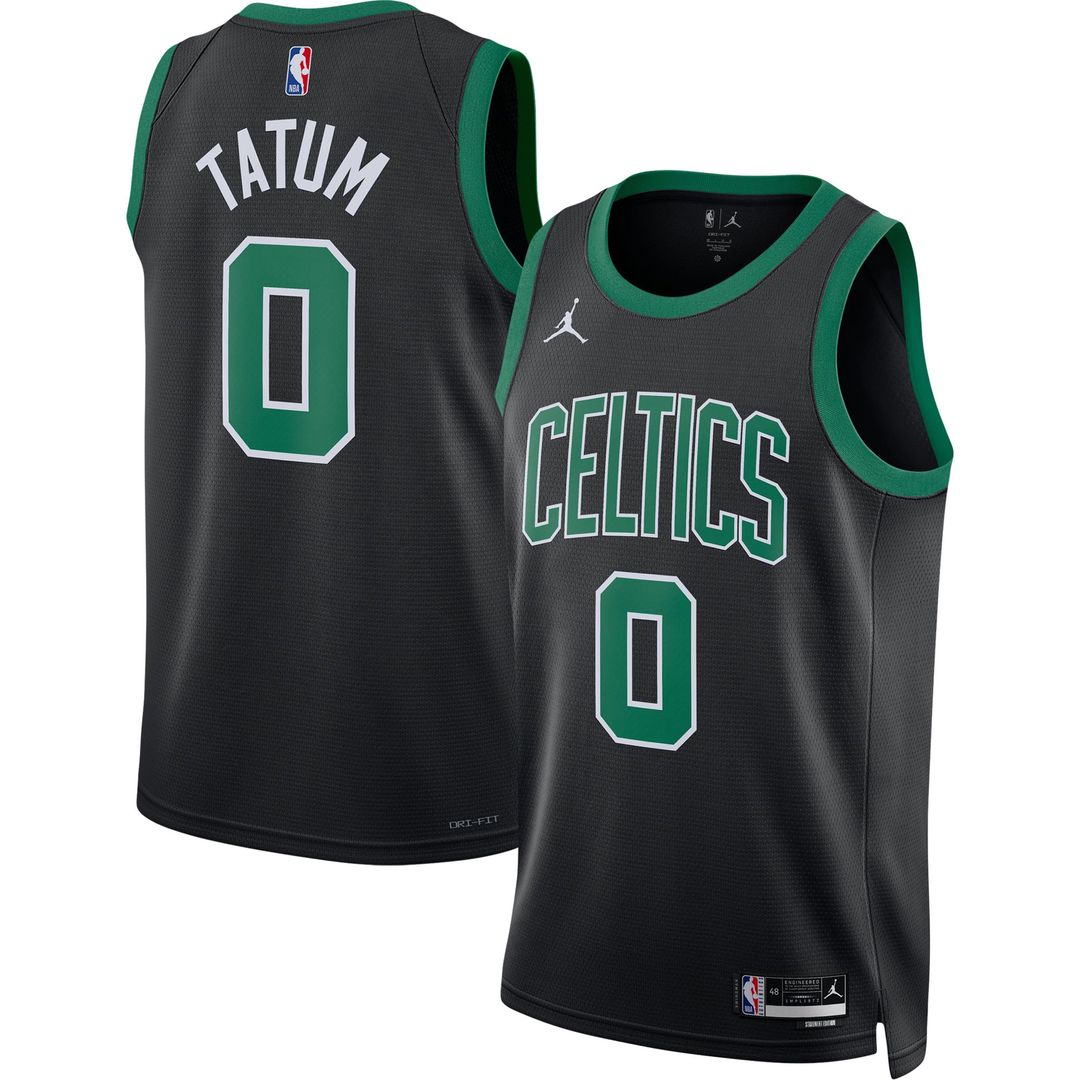 Boston Celtics Jayson Tatum Jordan Brand Unisex Swingman Jersey - Statement Edition - Black Team Jersey Sports Fan Apparel