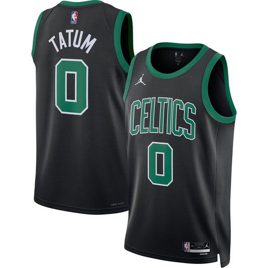 Boston Celtics Jayson Tatum Jordan Brand Unisex Swingman Jersey - Statement Edition - Black Team Jersey Sports Fan Apparel