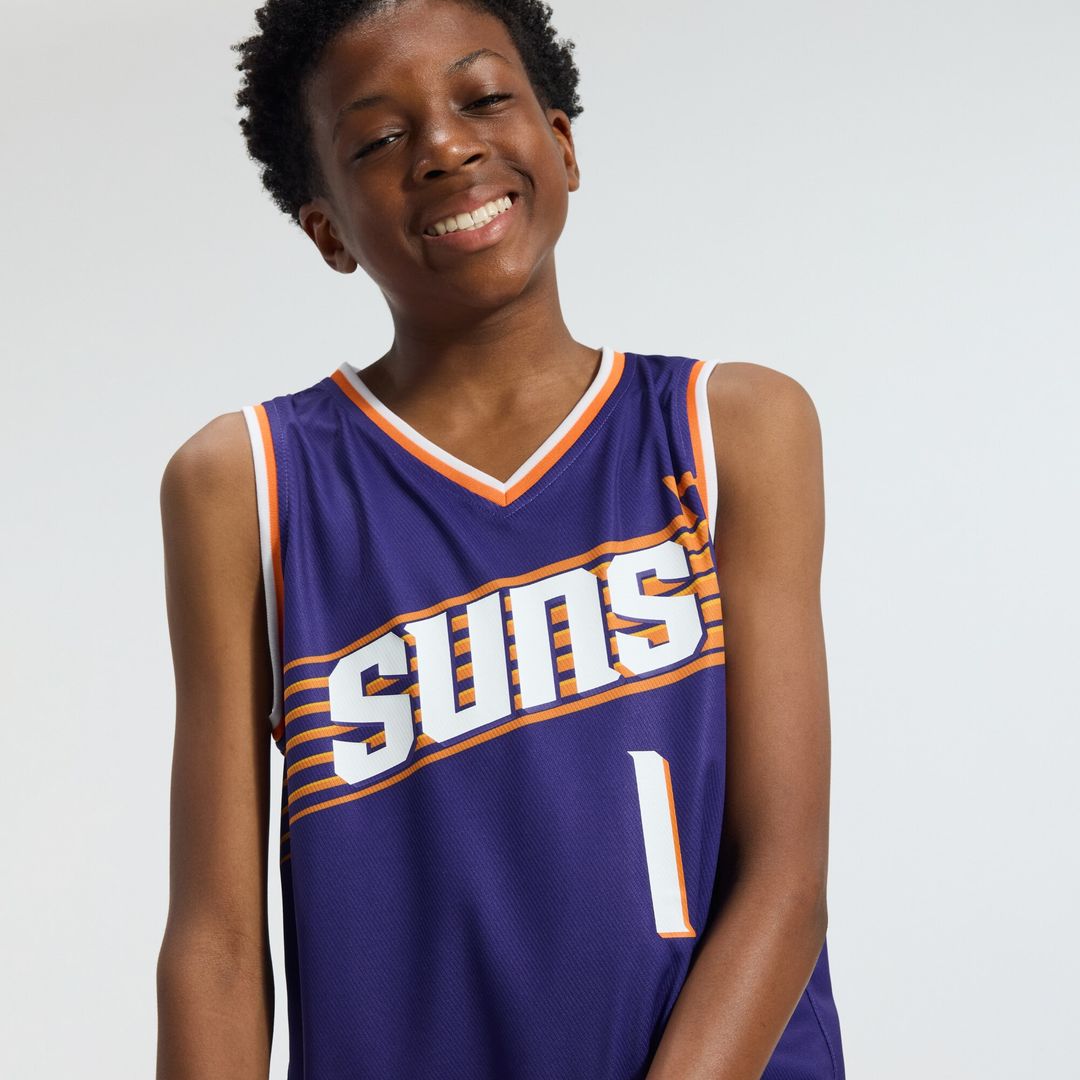 Phoenix Suns Devin Booker Fanatics Youth Fast Break Replica Player Jersey - Icon Edition - Purple Team Jersey Sports Fan Apparel
