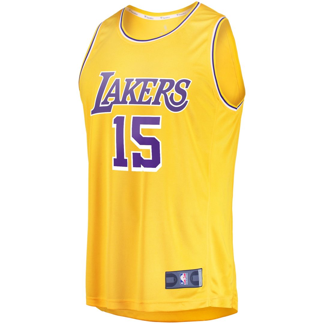 Los Angeles Lakers Austin Reaves Fanatics Fast Break Player Jersey - Icon Edition - Gold Team Jersey Sports Fan Apparel