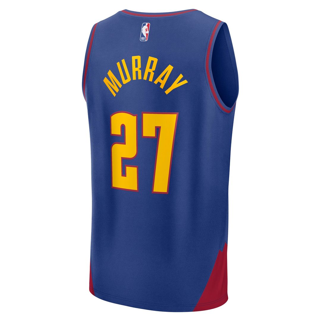 Denver Nuggets Jamal Murray Fanatics Fast Break Replica Player Jersey - Statement Edition - Blue Team Jersey Sports Fan Apparel