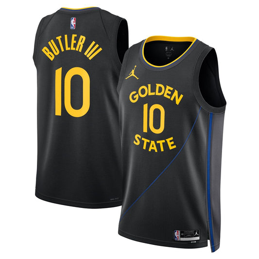 Golden State Warriors Jimmy Butler Jordan Brand Unisex Swingman Jersey - Statement Edition - Black Team Jersey Sports Fan Apparel