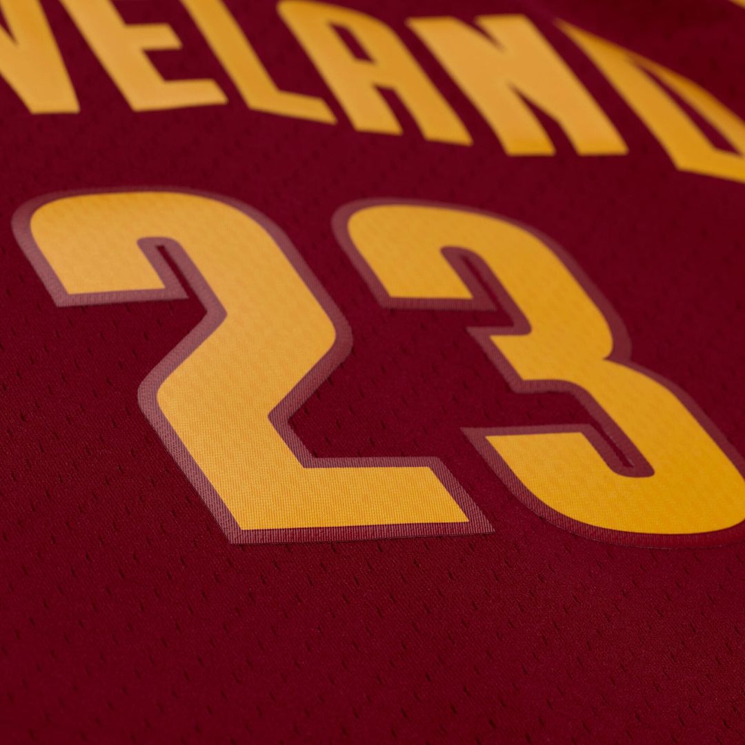 Cleveland Cavaliers LeBron James Mitchell & Ness 2015 - 16 Swingman Jersey - Wine Team Jersey Sports Fan Apparel