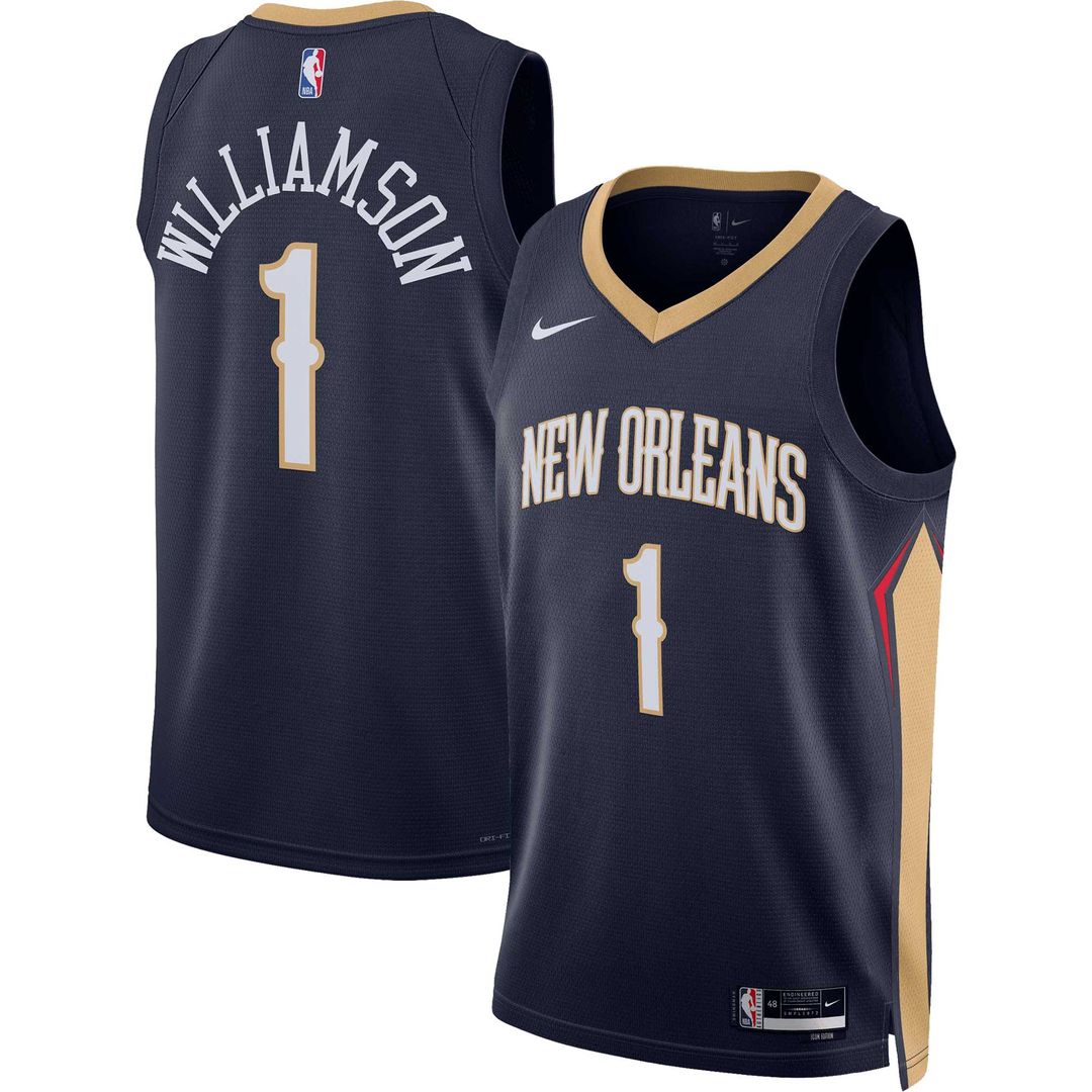 New Orleans Pelicans Zion Williamson Nike Unisex Swingman Jersey - Association Edition - White Team Jersey Sports Fan Apparel