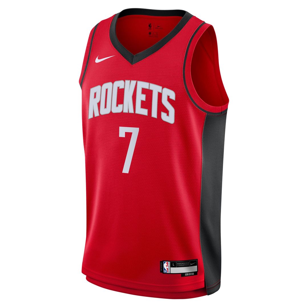 Houston Rockets Kevin Durant Nike Youth Swingman Jersey - Icon Edition - Red Team Jersey Sports Fan Apparel
