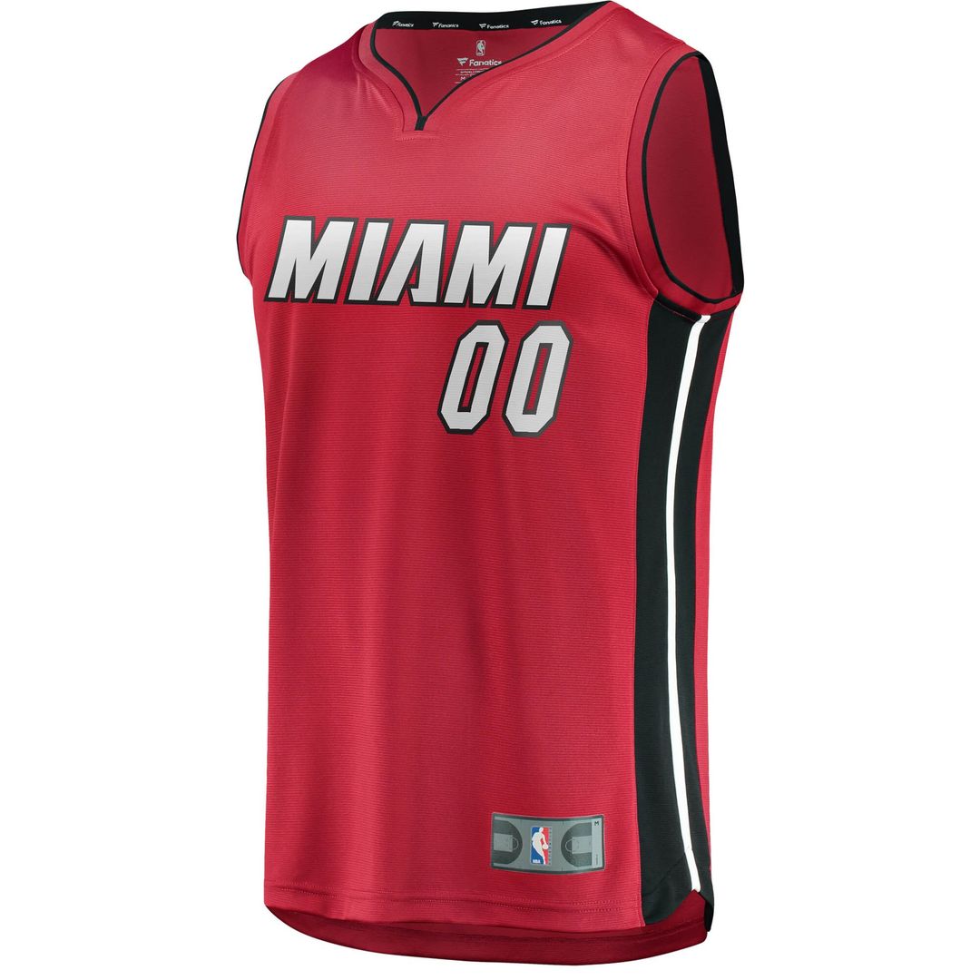 Miami Heat Fanatics Youth Fast Break Replica Custom Jersey Red - Statement Edition Team Jersey Sports Fan Apparel