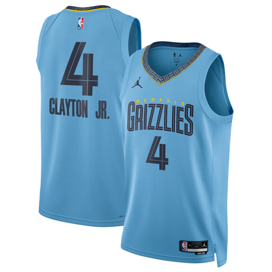 Memphis Grizzlies Walter Clayton Jr. Jordan Brand Unisex Swingman Jersey - Statement Edition - Light Blue Team Jersey Sports Fan Apparel