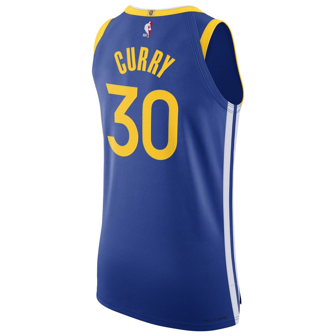 Golden State Warriors Stephen Curry Nike Authentic Jersey - Icon Edition - Royal Team Jersey Sports Fan Apparel