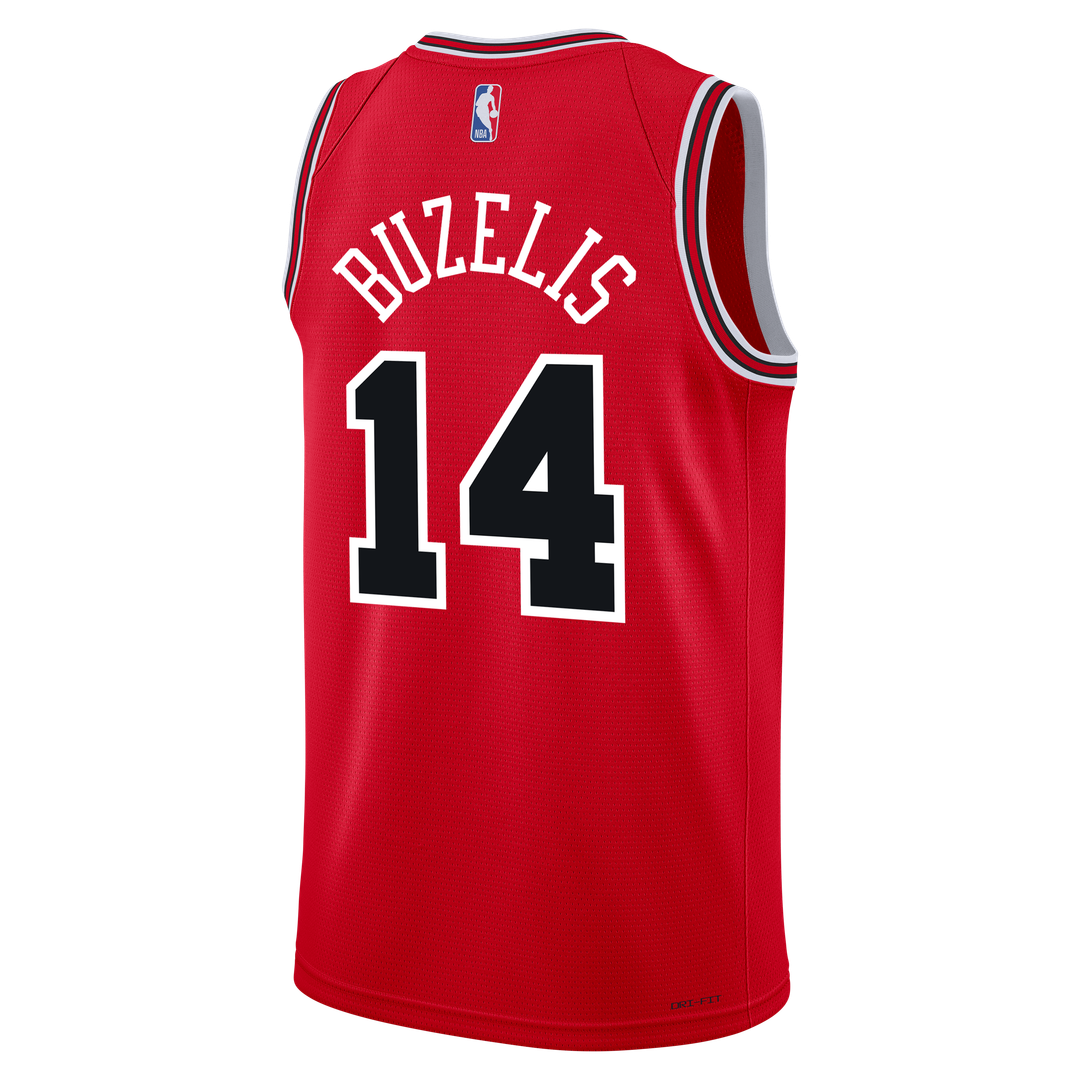 Chicago Bulls Matas Buzelis Nike Youth Swingman Jersey - Icon Edition - Red Team Jersey Sports Fan Apparel