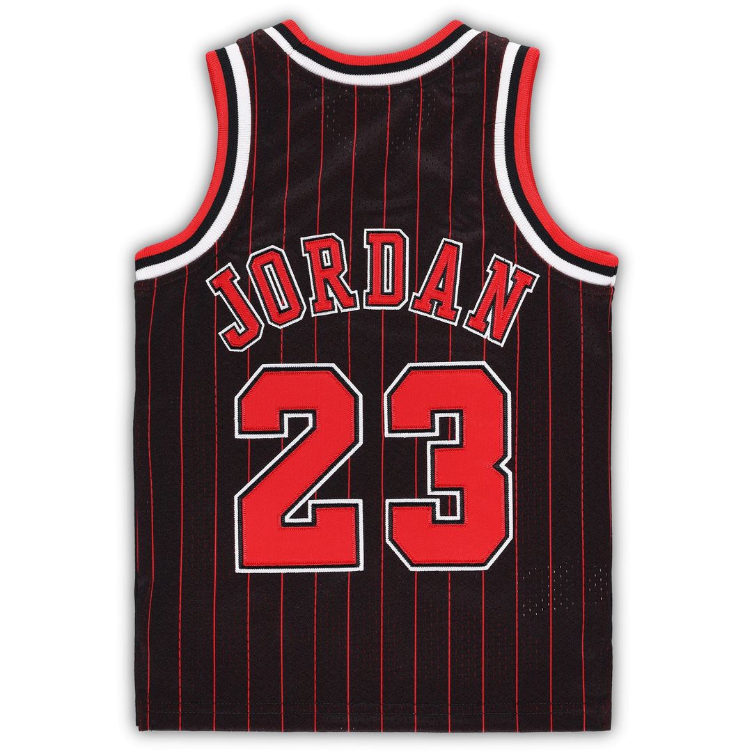 Chicago Bulls Michael Jordan Mitchell & Ness Toddler 1996/97 Hardwood Classics Authentic Jersey - Black Team Jersey Sports Fan Apparel