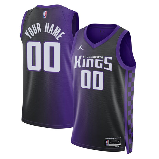 Sacramento Kings Jordan Brand Unisex Swingman Custom Jersey - Statement Edition - Purple Team Jersey Sports Fan Apparel