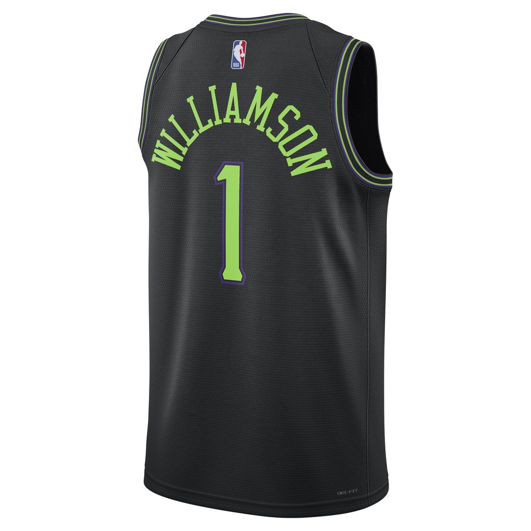 New Orleans Pelicans Zion Williamson Nike Unisex 2025/26 Swingman Jersey - Black - City Edition Team Jersey Sports Fan Apparel