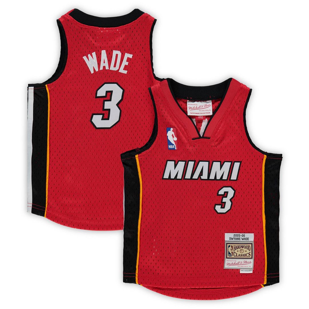Miami Heat Dwyane Wade Mitchell & Ness Infant 2005/06 Hardwood Classics Player Jersey - Red Team Jersey Sports Fan Apparel