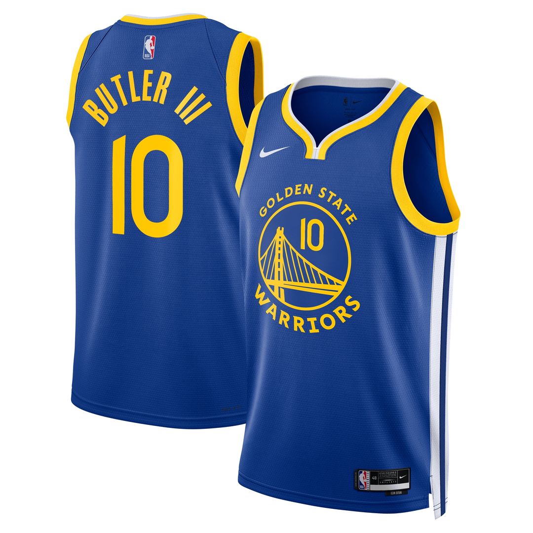 Golden State Warriors Jimmy Butler Nike Unisex Swingman Jersey - Icon Edition - Royal Team Jersey Sports Fan Apparel