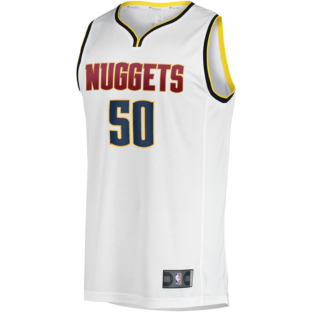 Denver Nuggets Aaron Gordon Fanatics Fast Break Player Jersey - Association Edition - White Team Jersey Sports Fan Apparel