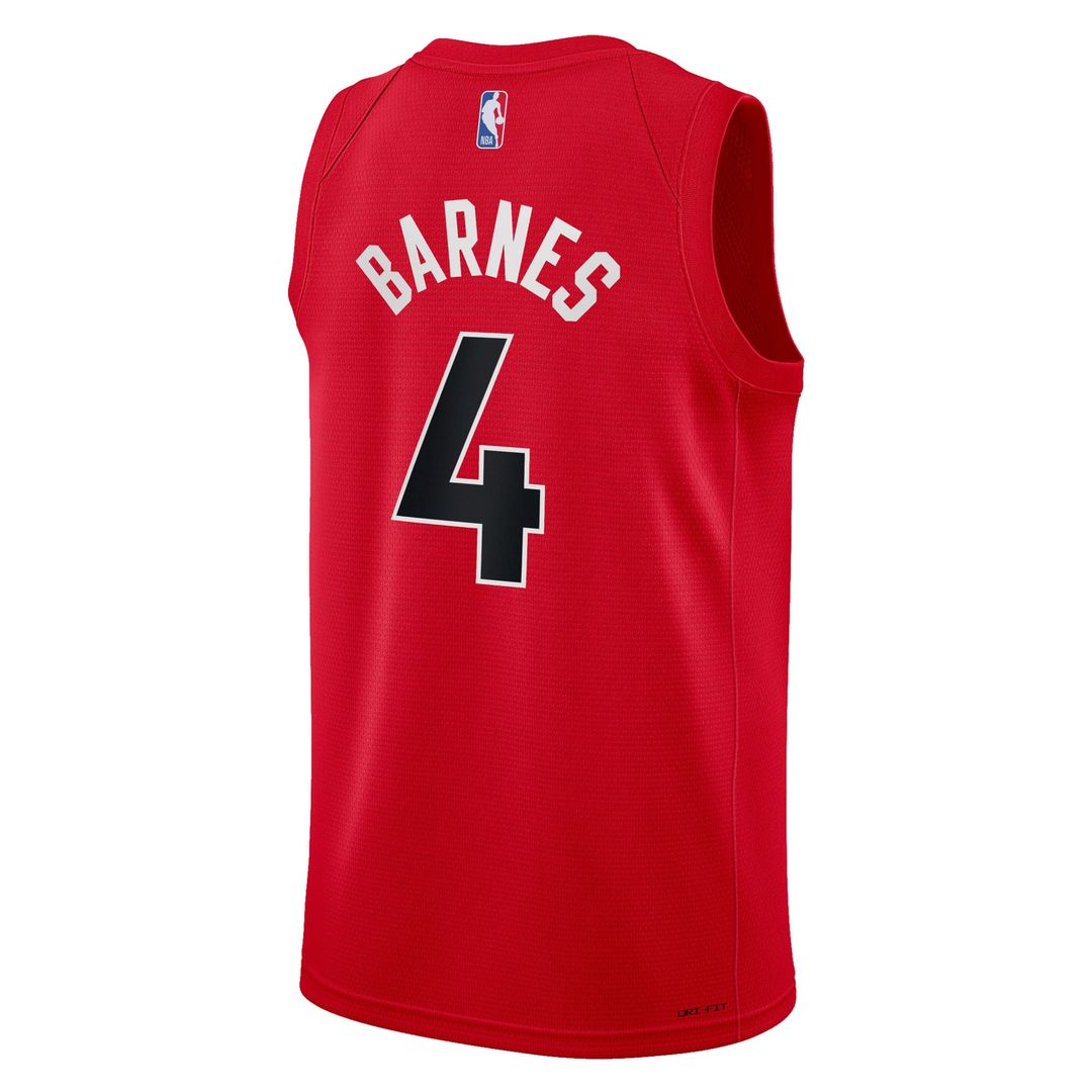 Toronto Raptors Scottie Barnes Nike Youth Swingman Jersey - Icon Edition - Red Team Jersey Sports Fan Apparel