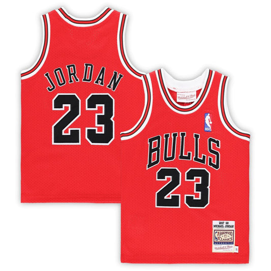Chicago Bulls Michael Jordan Mitchell & Ness Toddler 1997/98 Hardwood Classics Authentic Jersey - Red Team Jersey Sports Fan Apparel