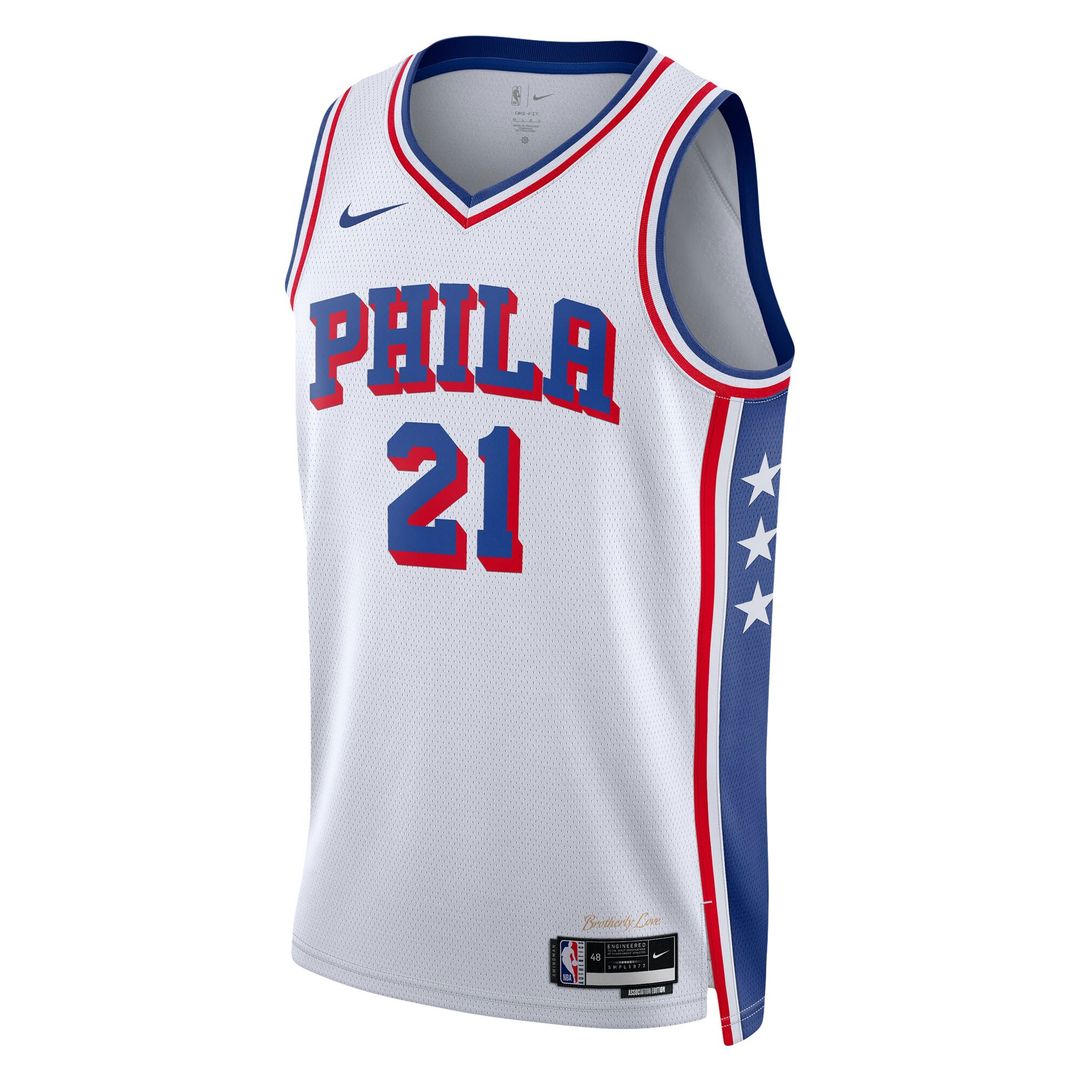 Philadelphia 76ers Joel Embiid Nike Unisex Swingman Jersey - Icon Edition - Royal Team Jersey Sports Fan Apparel