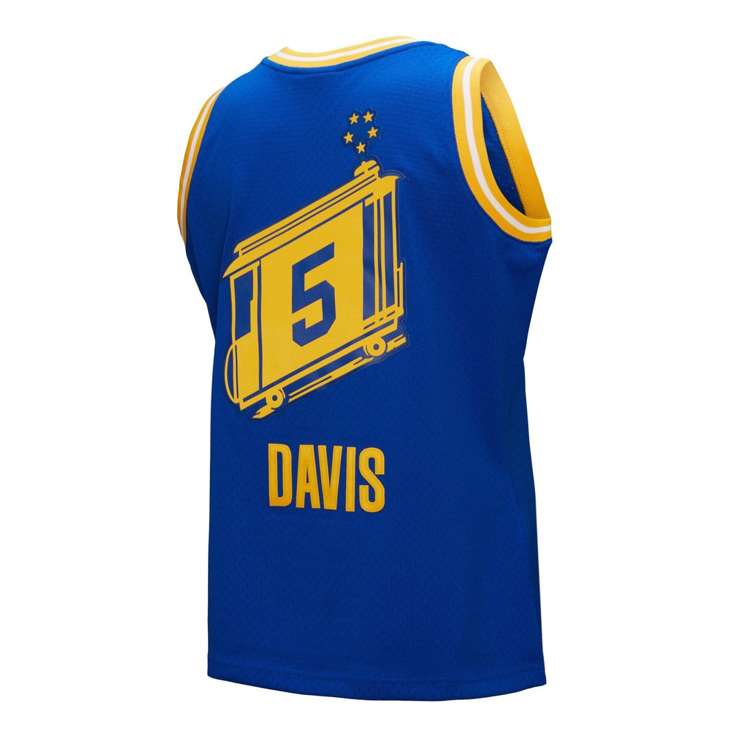 Golden State Warriors Baron Davis Mitchell & Ness Hardwood Classics 2004/05 Swingman Jersey - Royal Team Jersey Sports Fan Apparel