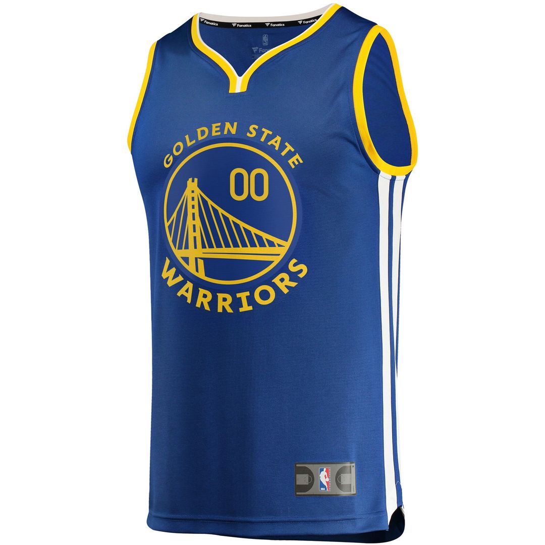 Golden State Warriors Fanatics Youth 2019/20 Fast Break Custom Replica Jersey Royal - Icon Edition Team Jersey Sports Fan Apparel