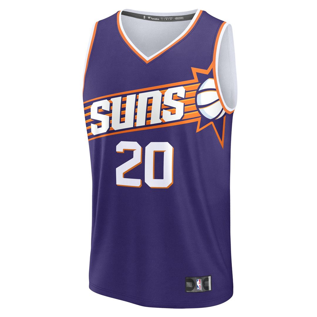 Phoenix Suns Rasheer Fleming Fanatics Youth Fast Break Replica Jersey - Purple - Icon Edition Team Jersey Sports Fan Apparel