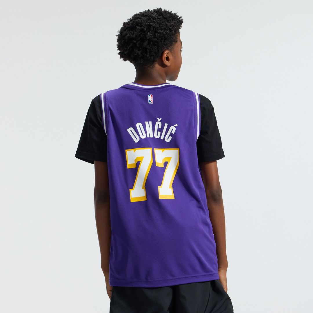 Los Angeles Lakers Luka Dončić Fanatics Youth Fast Break Jersey - Statement Edition - Purple Team Jersey Sports Fan Apparel
