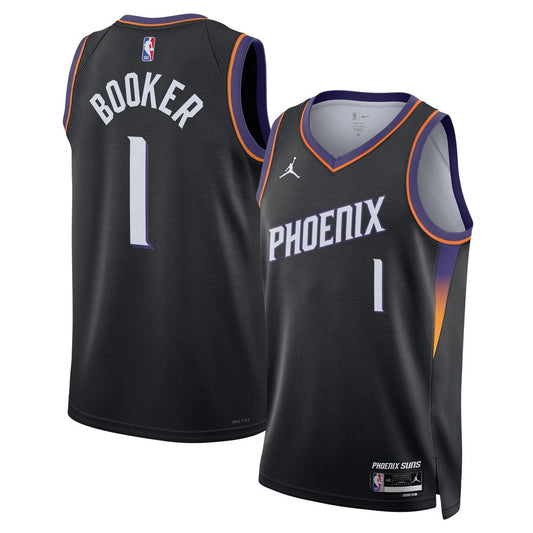 Phoenix Suns Devin Booker Jordan Brand Unisex Swingman Jersey - Statement Edition - Black Team Jersey Sports Fan Apparel