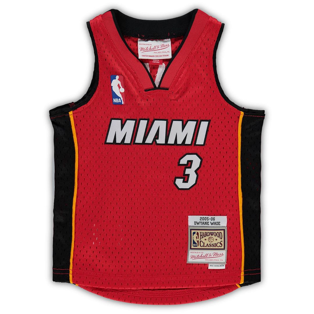 Miami Heat Dwyane Wade Mitchell & Ness Infant 2005/06 Hardwood Classics Player Jersey - Red Team Jersey Sports Fan Apparel