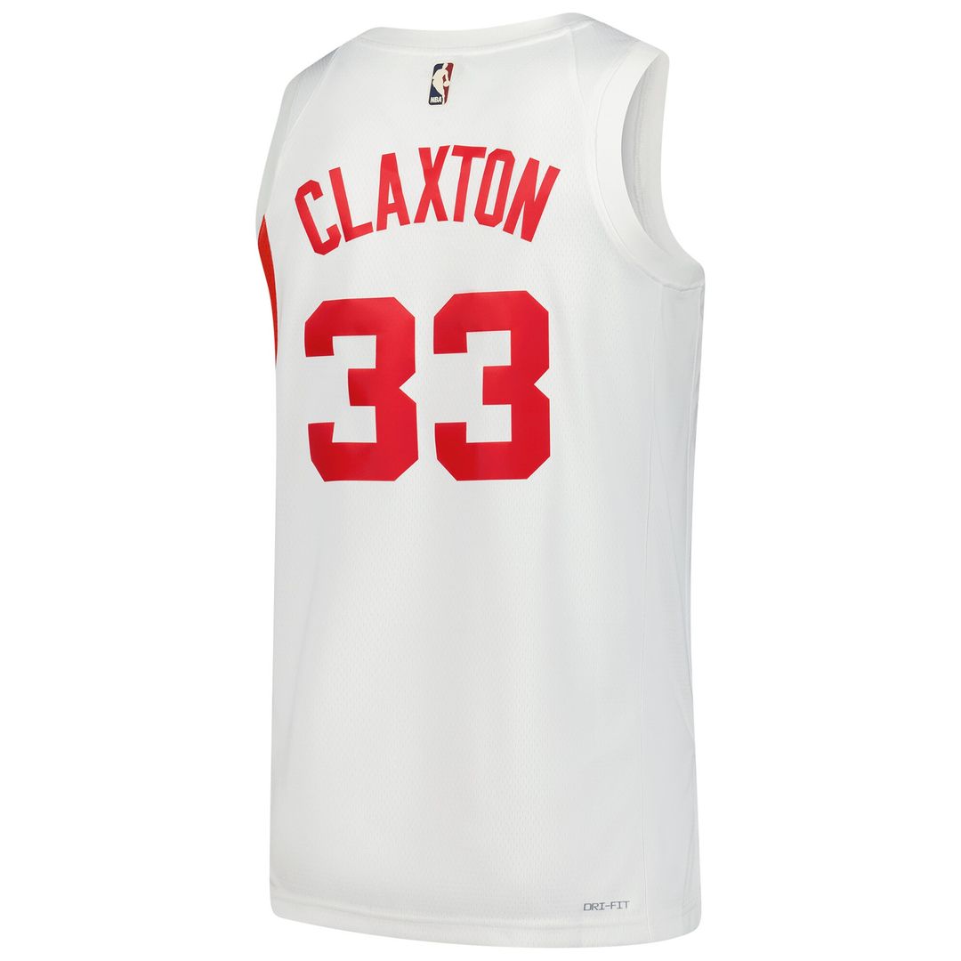 Brooklyn Nets Nic Claxton Nike Swingman Jersey - Classic Edition - White Team Jersey Sports Fan Apparel