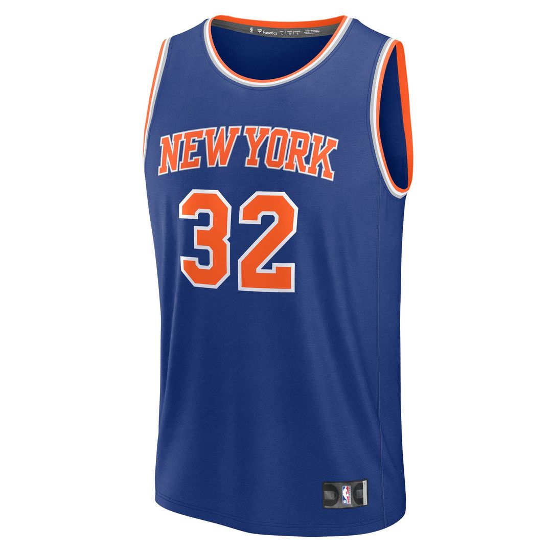 New York Knicks Karl - Anthony Towns Fanatics Youth Fast Break Replica Player Jersey - Blue - Icon Edition Team Jersey Sports Fan Apparel