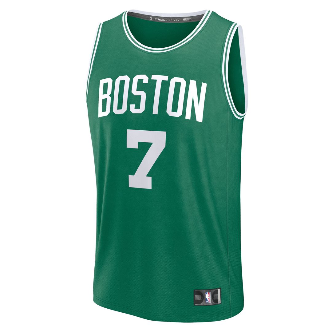 Boston Celtics Jaylen Brown Fanatics Fast Break Replica Player Jersey - Icon Edition - Kelly Green Team Jersey Sports Fan Apparel