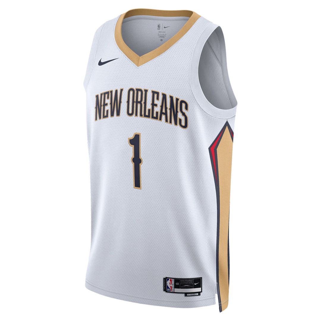 New Orleans Pelicans Zion Williamson Nike Unisex Swingman Jersey - Association Edition - White Team Jersey Sports Fan Apparel