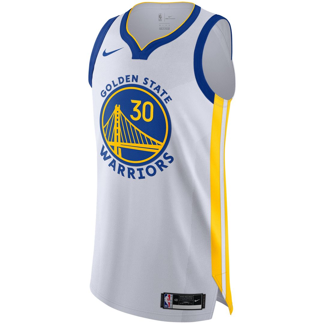 Golden State Warriors Stephen Curry Nike Authentic Jersey - Association Edition - White Team Jersey Sports Fan Apparel