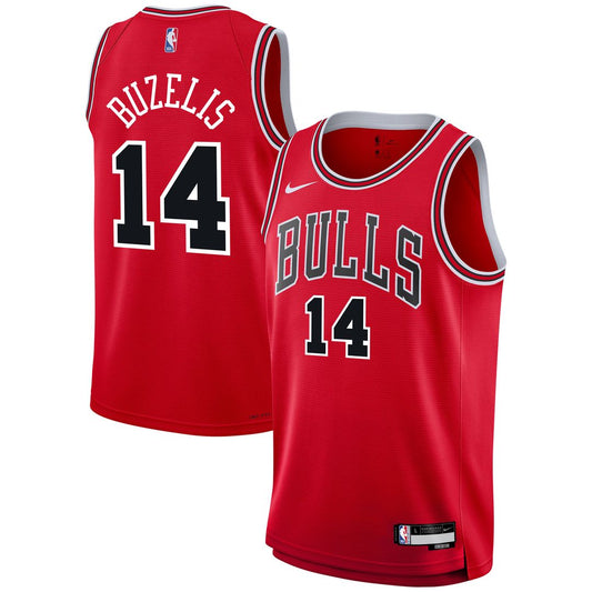 Chicago Bulls Matas Buzelis Nike Youth Swingman Jersey - Icon Edition - Red Team Jersey Sports Fan Apparel
