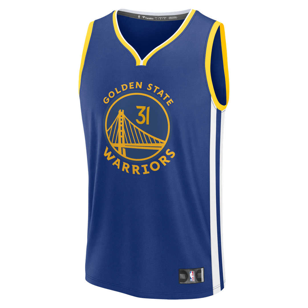 Golden State Warriors Seth Curry Fanatics Fast Break Replica Jersey - Blue - Icon Edition Team Jersey Sports Fan Apparel