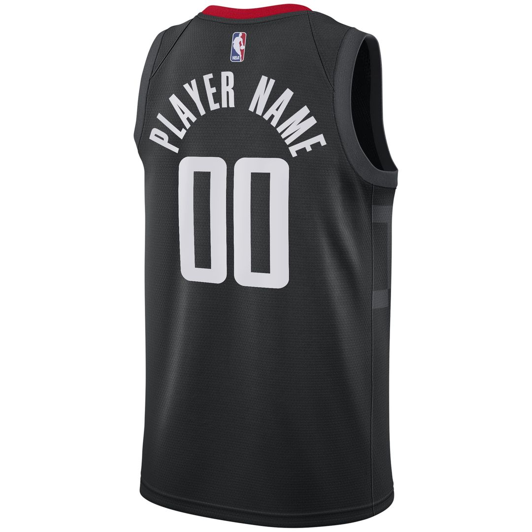 Houston Rockets Nike Swingman Custom Jersey Black - Statement Edition Team Jersey Sports Fan Apparel