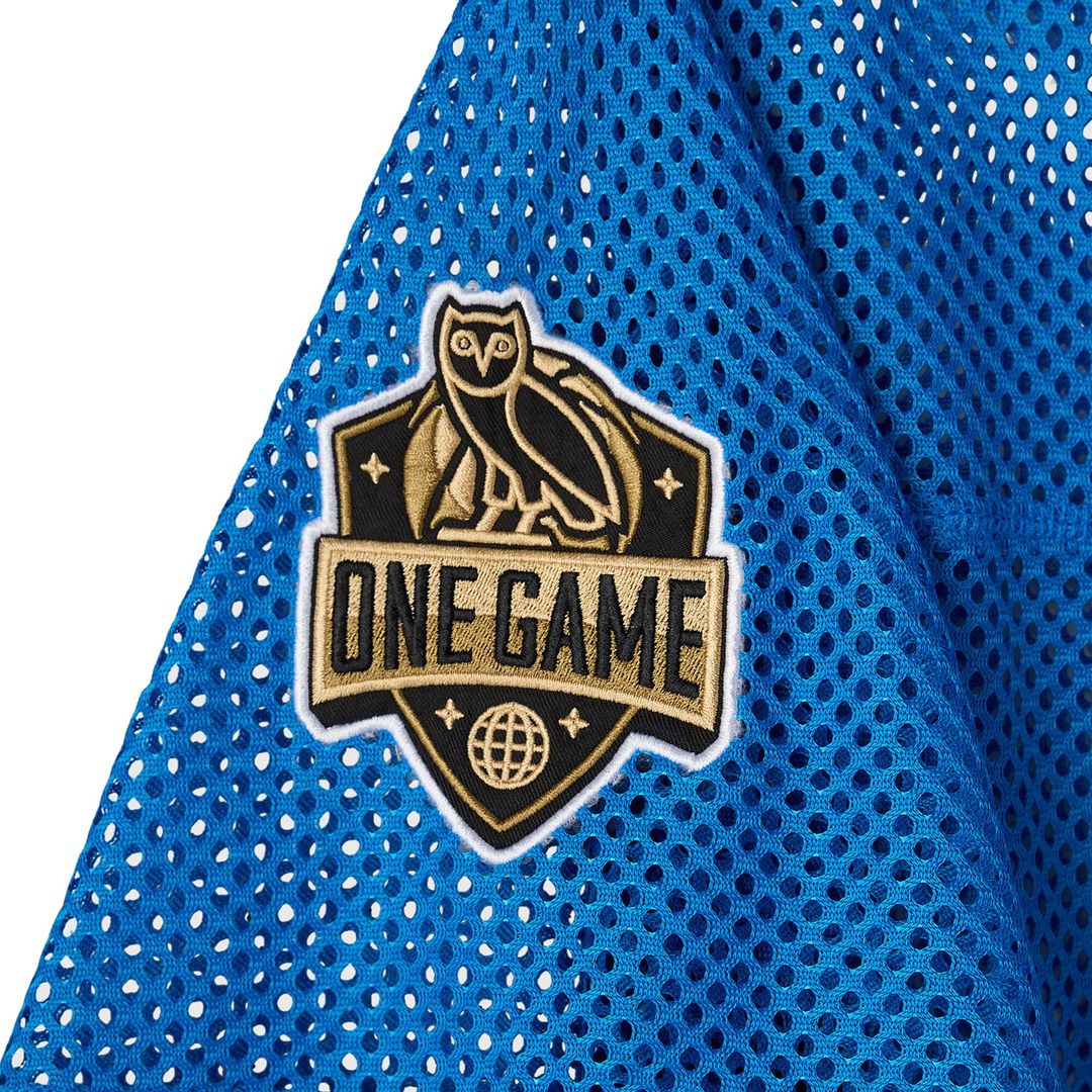 Oklahoma City Thunder OVO x NBA Mesh Football Fashion Jersey - Blue Team Jersey Sports Fan Apparel