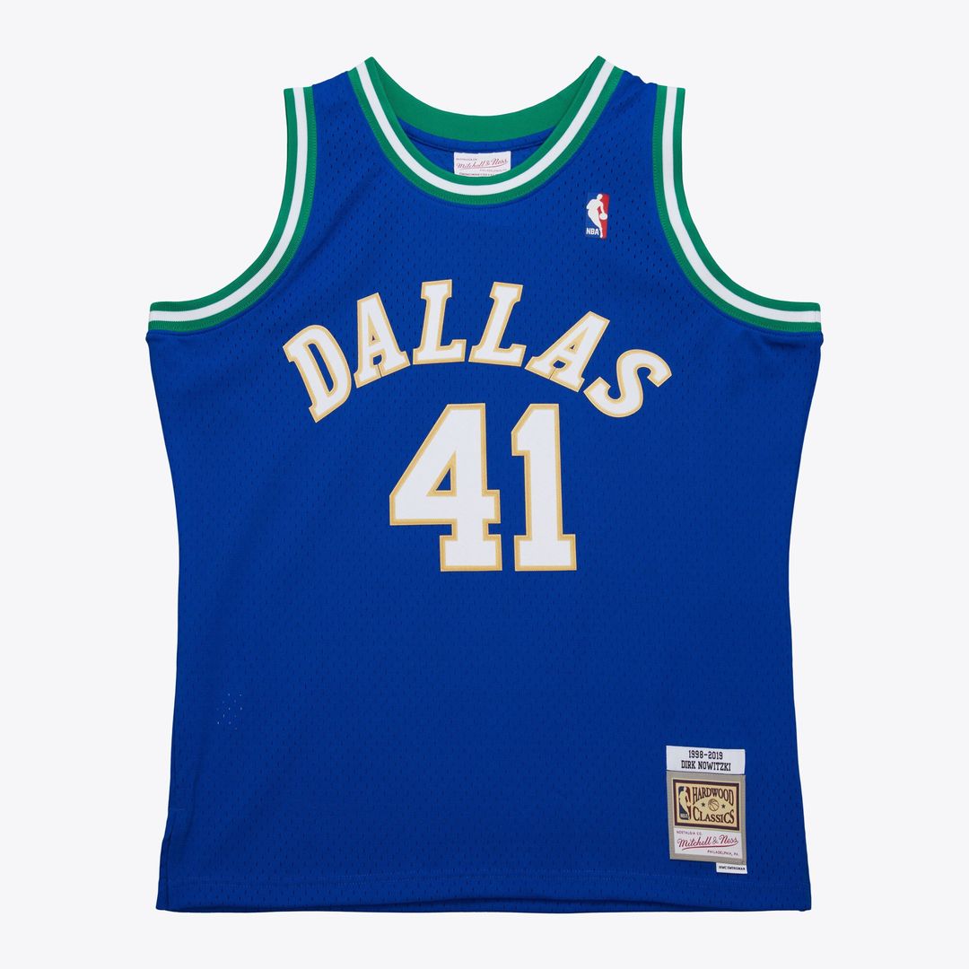 Dallas Mavericks Dirk Nowitzki 1998 Swingman Jersey - Royal Team Jersey Sports Fan Apparel