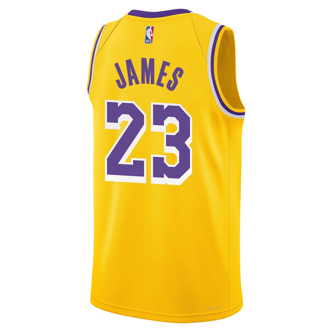 Los Angeles Lakers LeBron James Nike Youth Swingman Jersey - Icon Edition - Gold Team Jersey Sports Fan Apparel