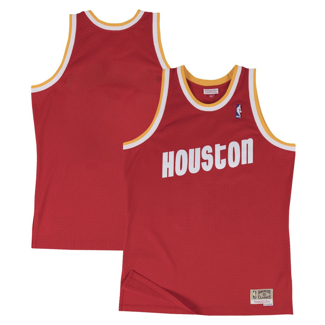Houston Rockets Mitchell & Ness 1996 - 97 Hardwood Classics Swingman Jersey - Red Team Jersey Sports Fan Apparel