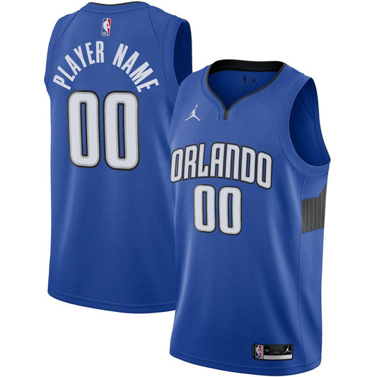 Orlando Magic Jordan Brand Swingman Custom Jersey - Statement Edition - Blue Team Jersey Sports Fan Apparel
