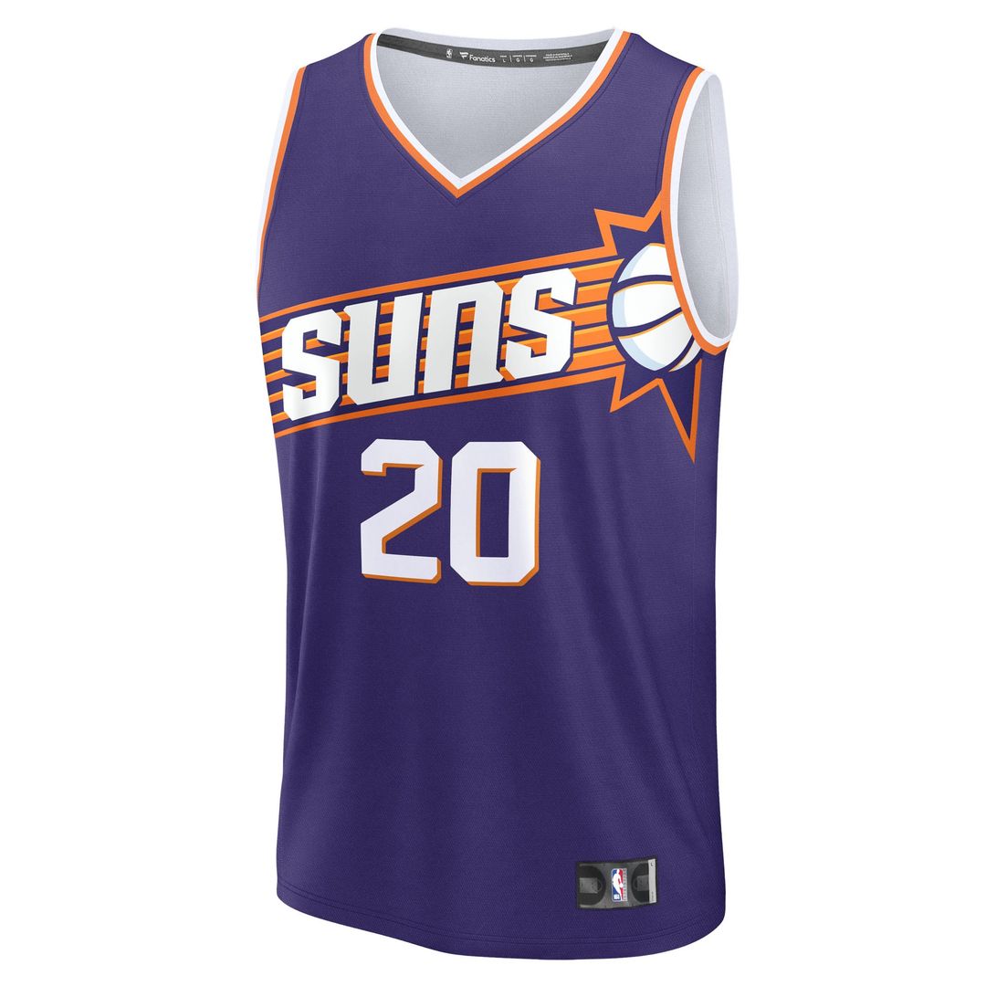 Phoenix Suns Rasheer Fleming Fanatics Fast Break Replica Jersey - Purple - Icon Edition Team Jersey Sports Fan Apparel